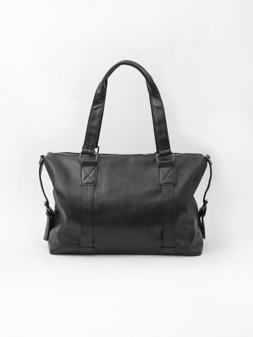Clock Leather Tote Cross Bag